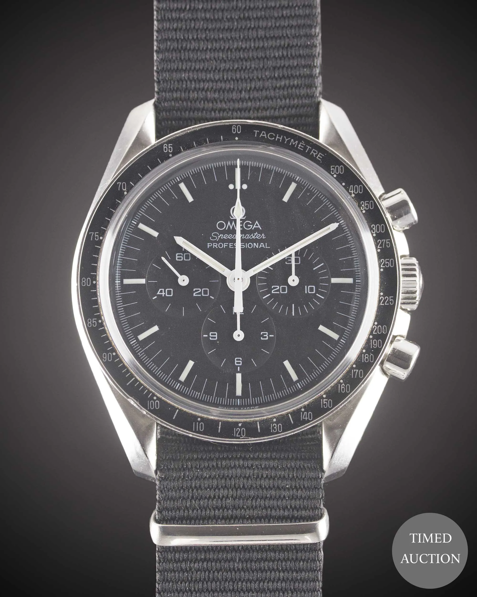 Omega Speedmaster Moon watch 1450022-3450022 42mm Stainless steel Black