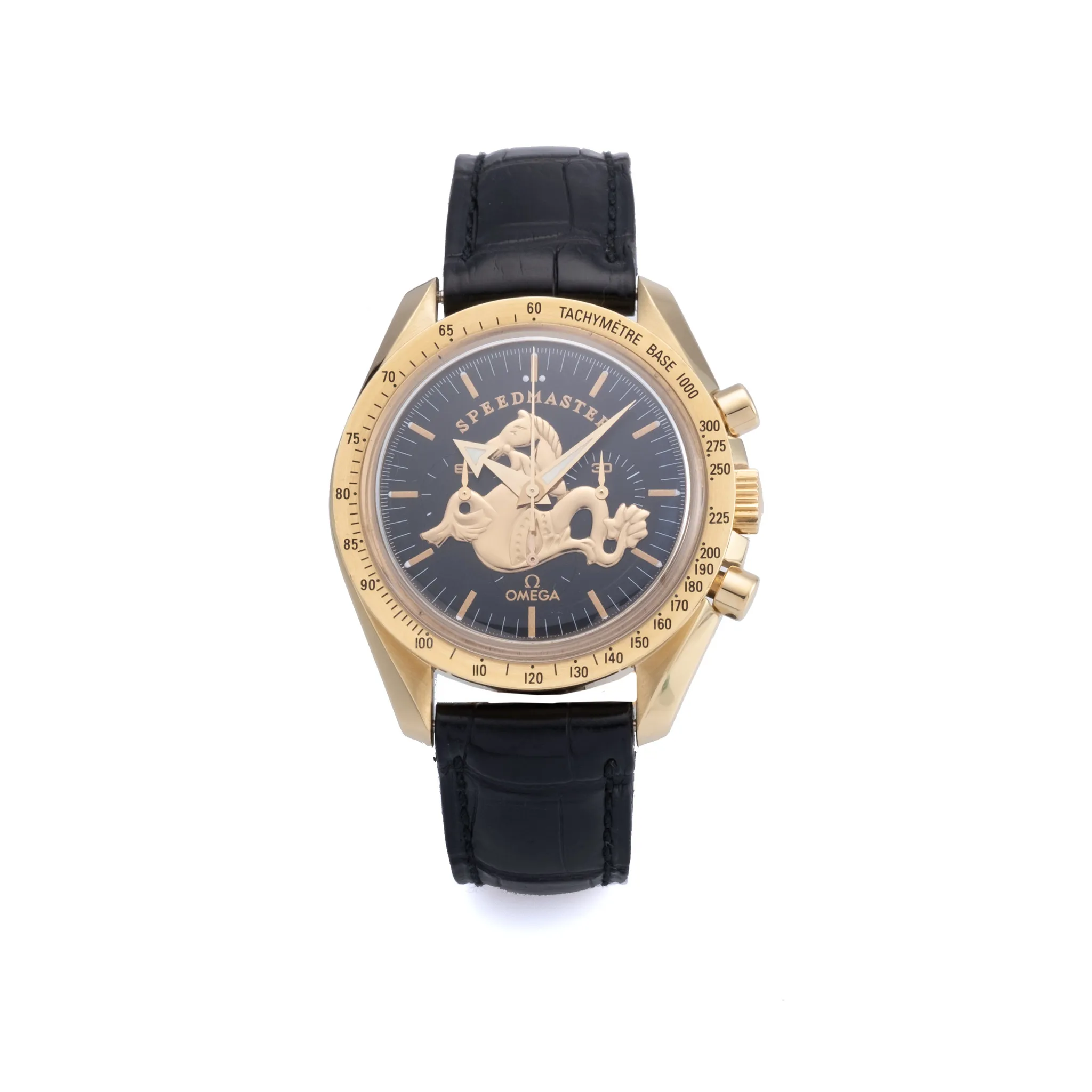 Omega Speedmaster Moon watch 145.0022/345.022 39.8mm Gold plated metal Black