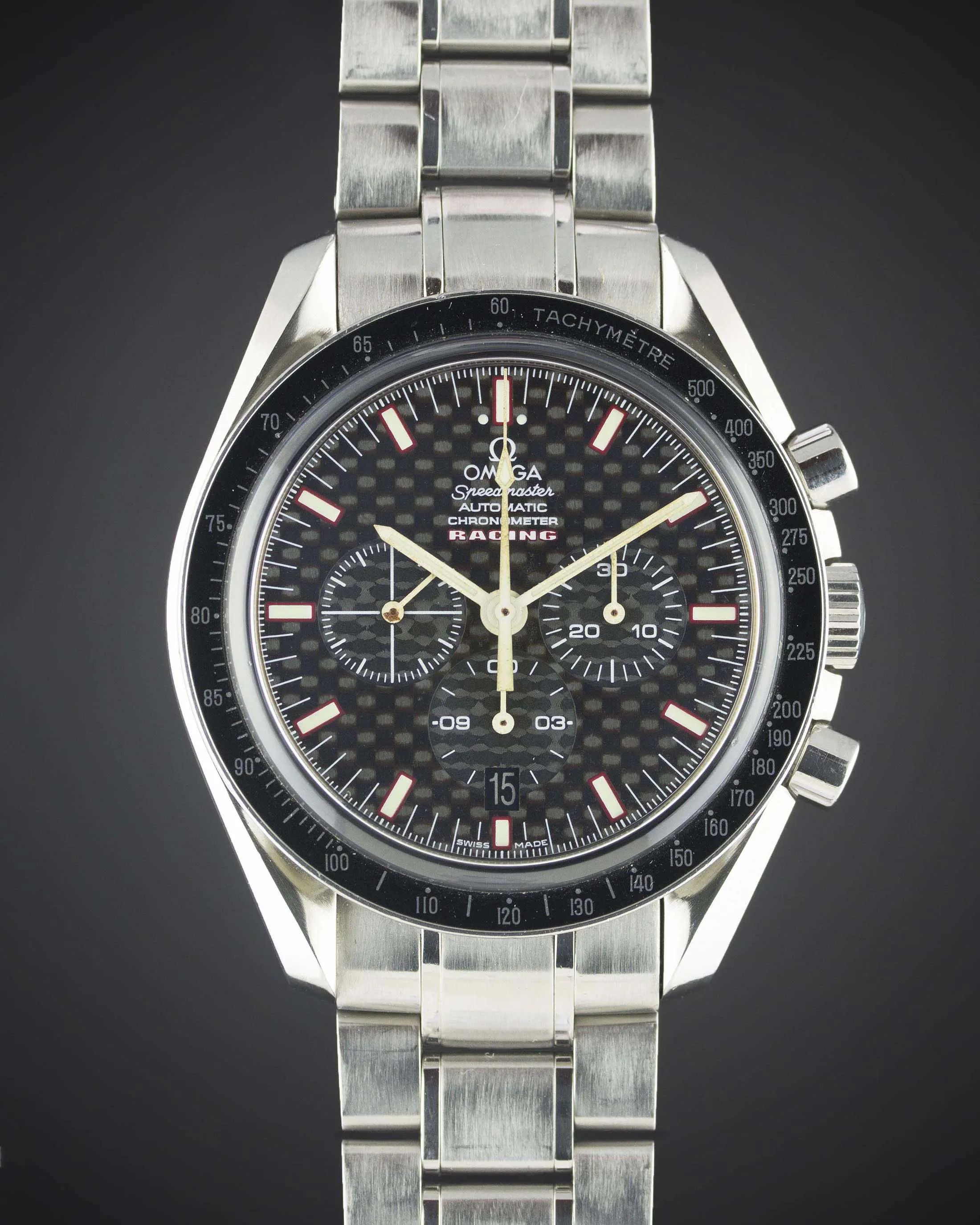 Omega Speedmaster Racing 3552.59.00 42mm Stainless steel Black