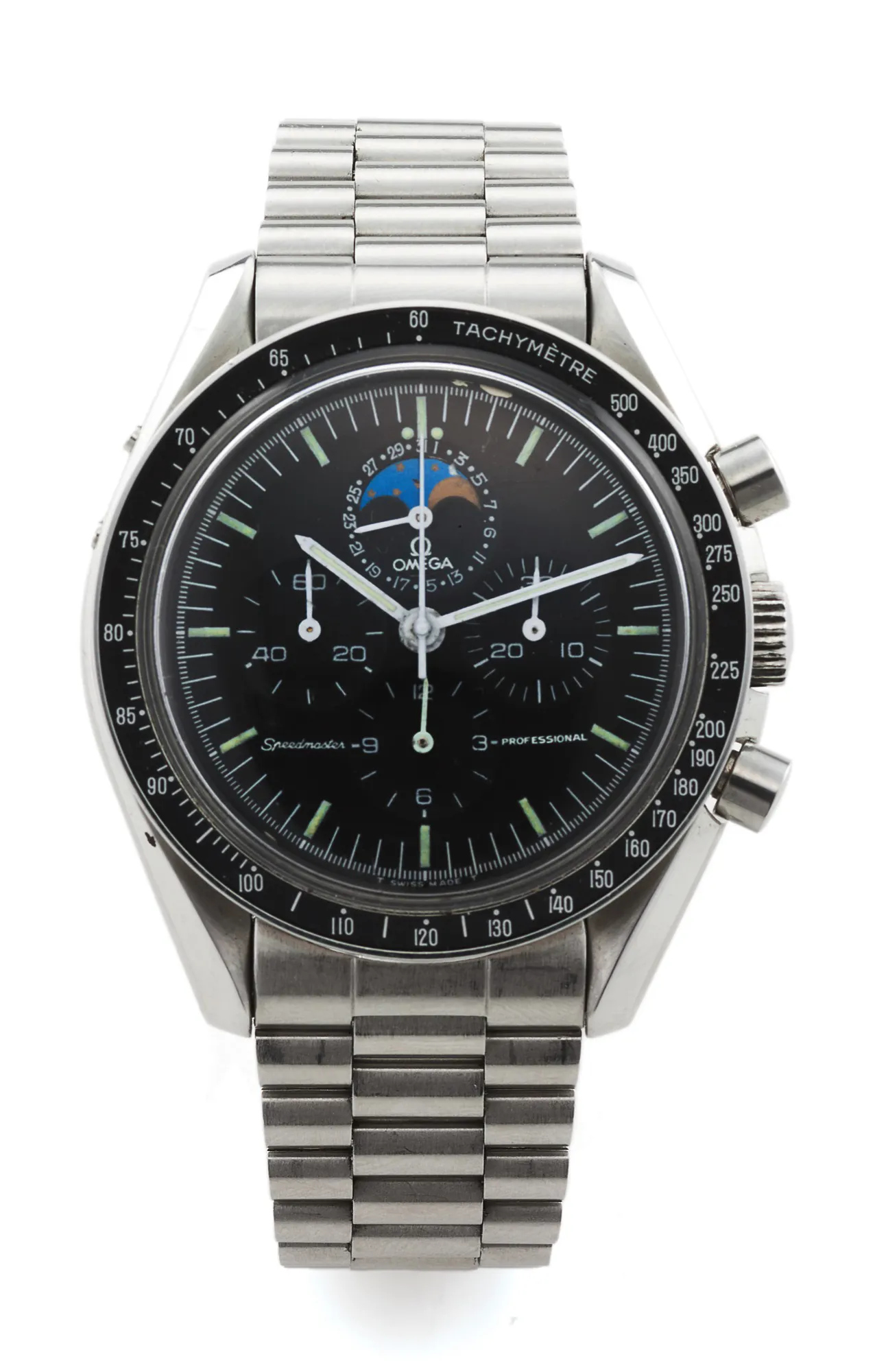 Omega Speedmaster ST 42mm Stainless steel Black