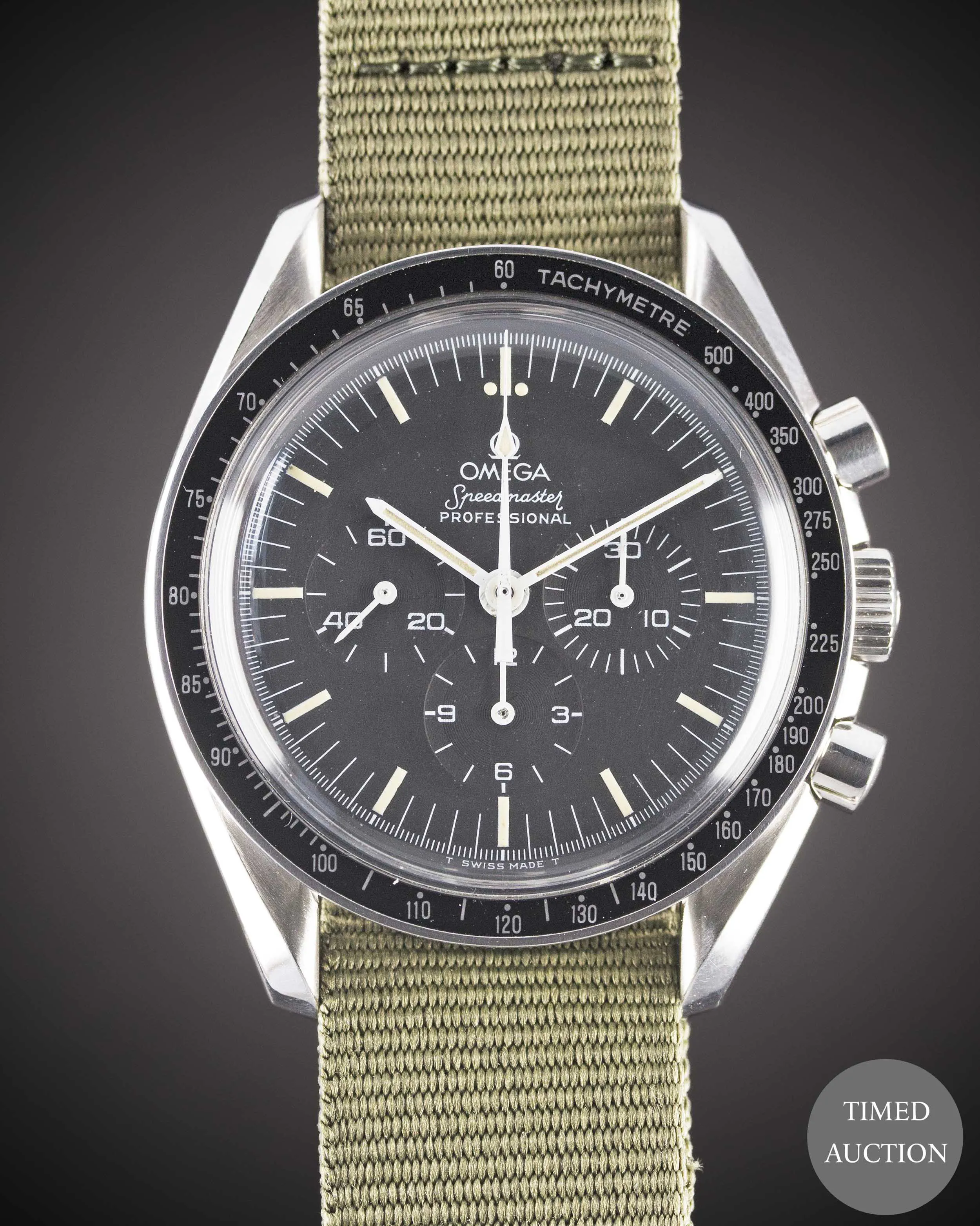 Omega Speedmaster ST 145.022 42mm Stainless steel Black