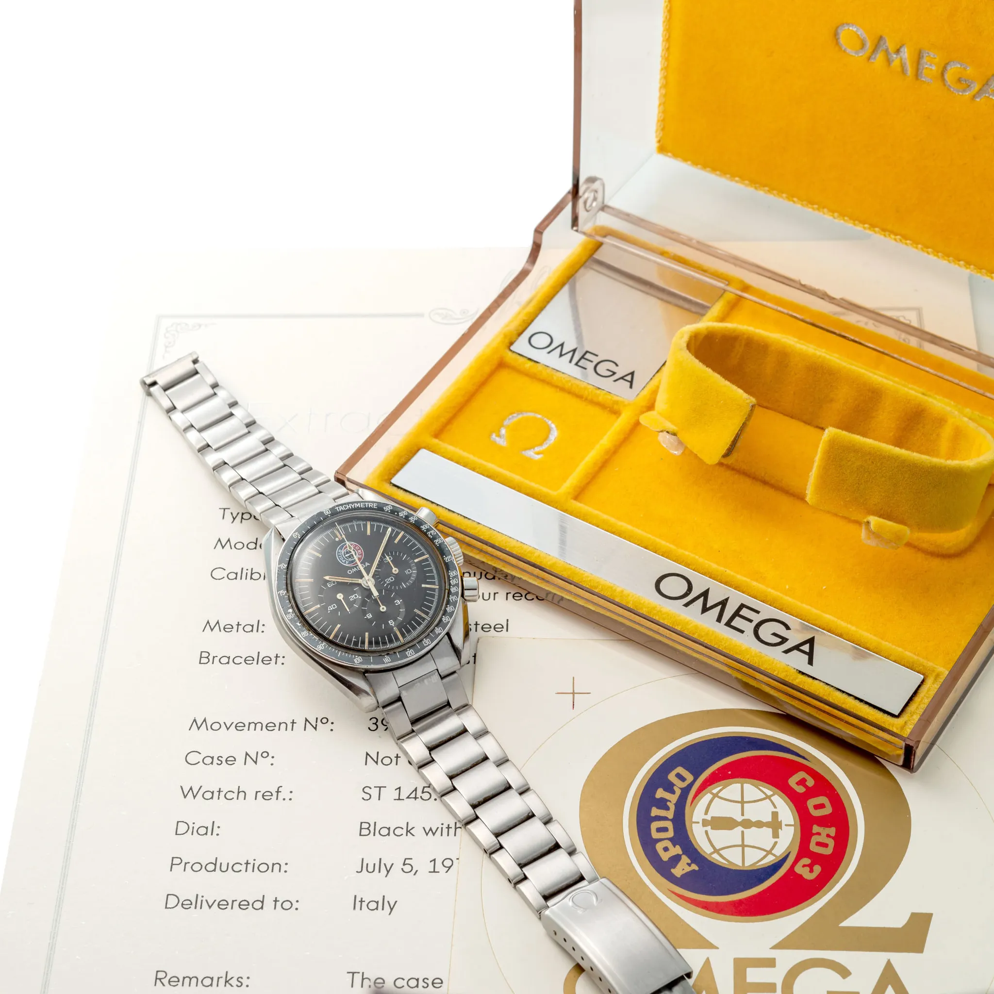 Omega Speedmaster ST 145.022 42mm Stainless steel Black