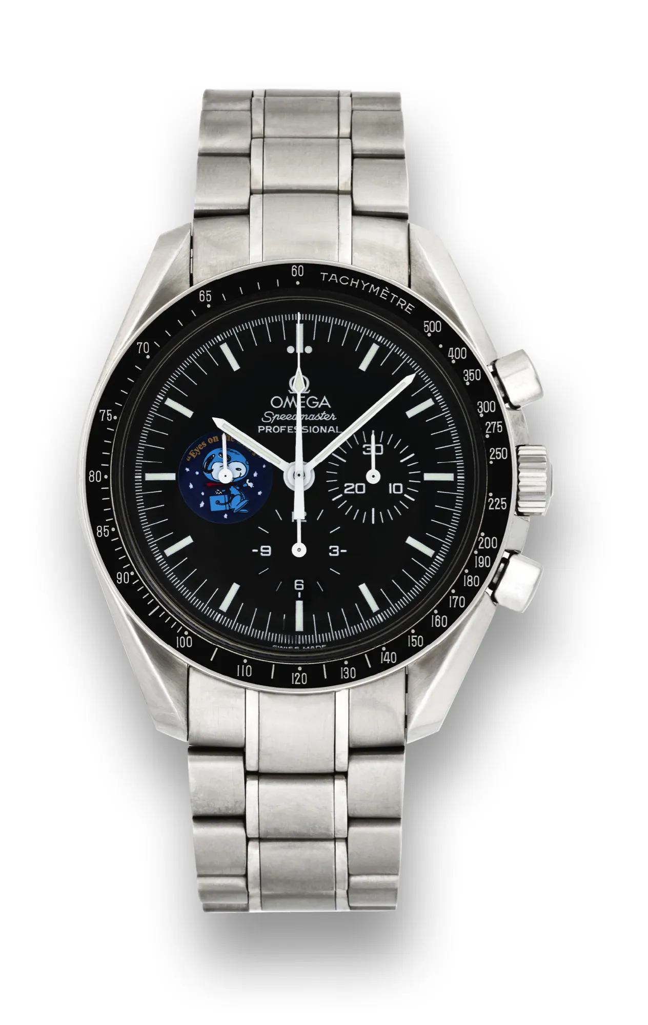 Omega Speedmaster ST 41mm Stainless steel Black