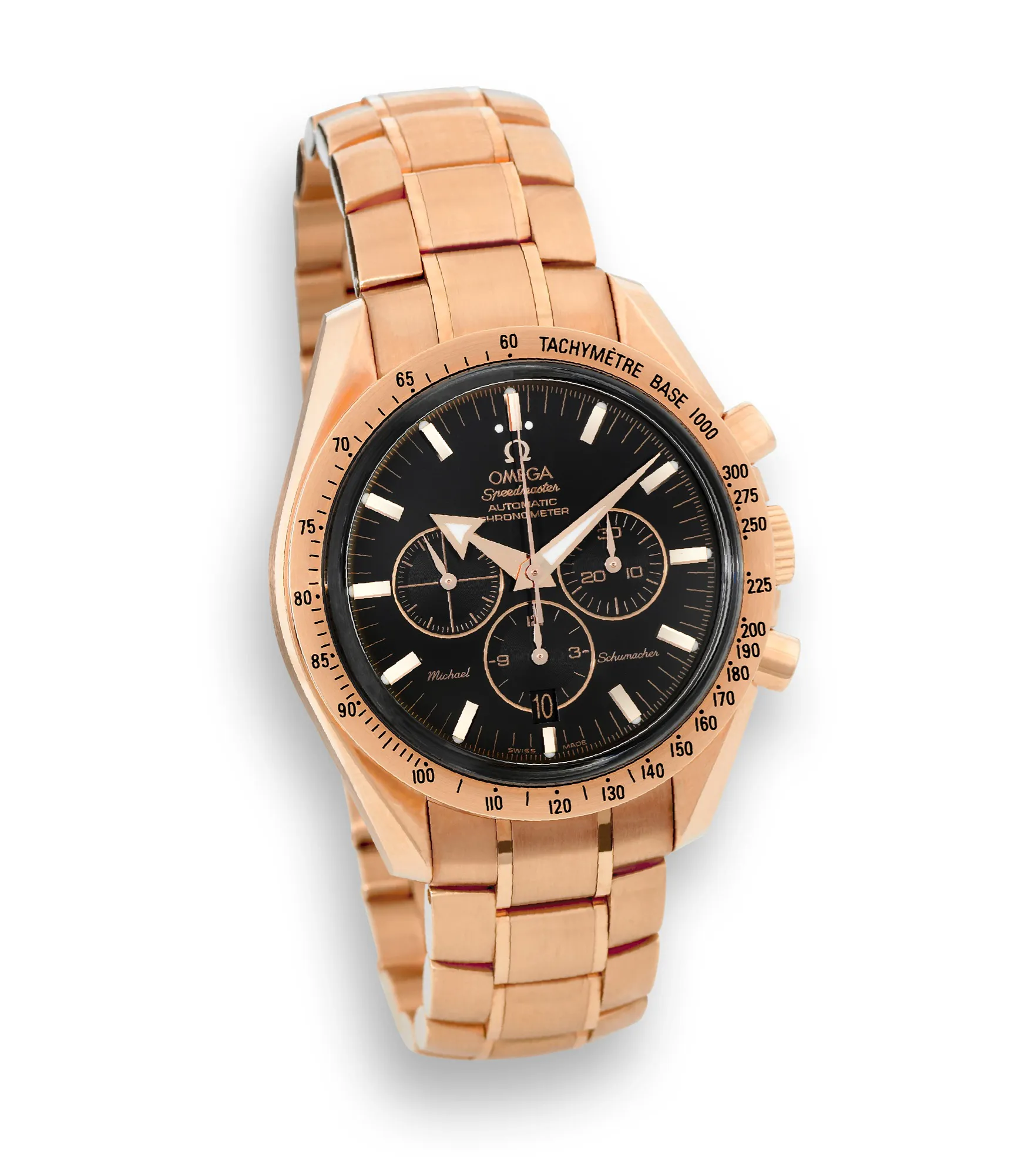 Omega Speedmaster 40mm Rose gold Black