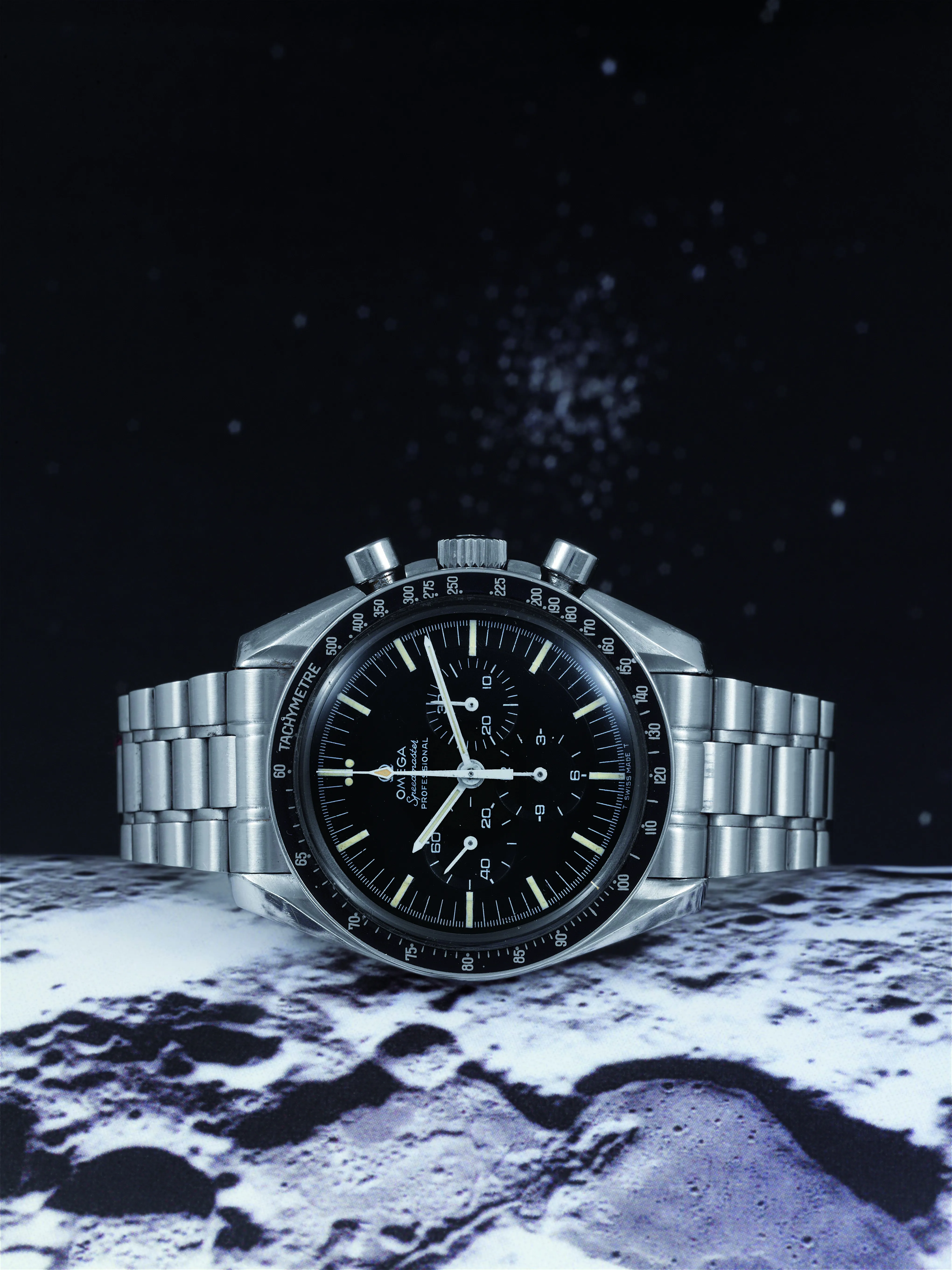 Omega Speedmaster 42mm Stainless steel Matte black