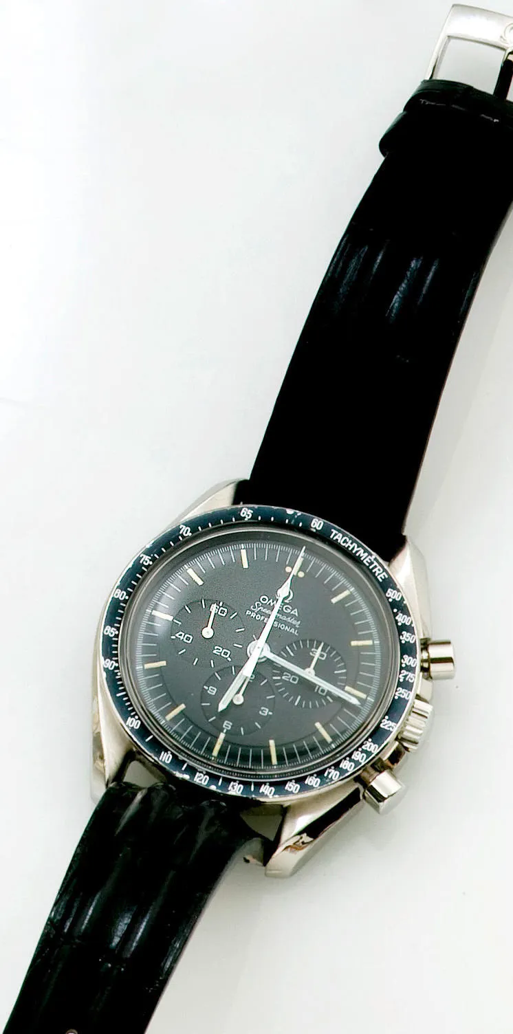 Omega Speedmaster Moonwatch Stainless steel Black