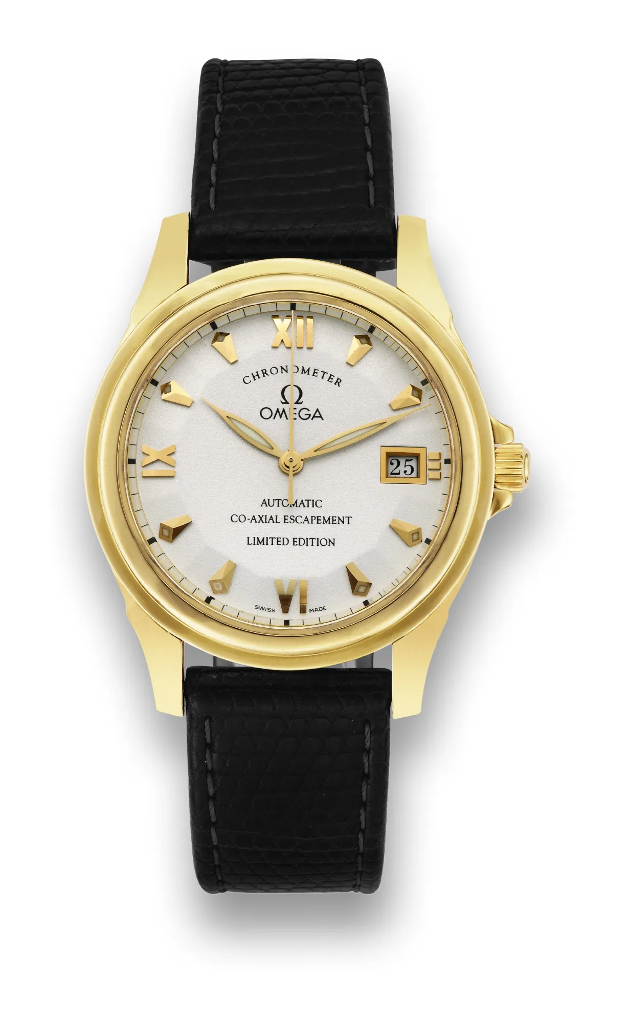 Omega DeVille Co-Axial 38mm Yellow gold Silver