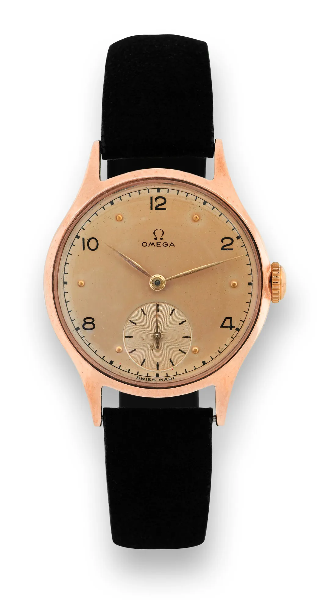 Omega 32mm Rose gold Champagne