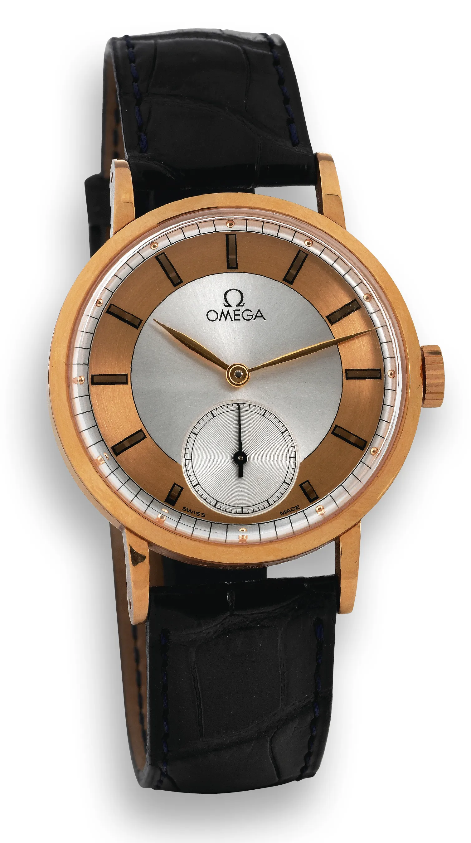 Omega 1894 36mm Rose gold Silver