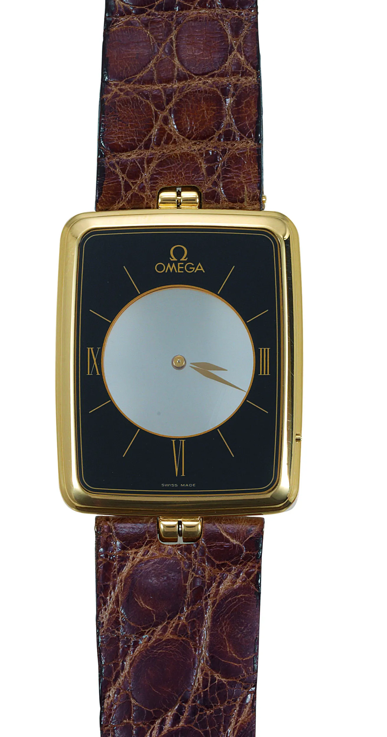 Omega 28mm Yellow gold Transparent