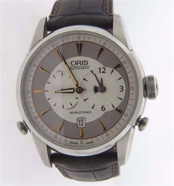 Oris Artelier 7581 42.5mm Stainless steel Gold silvered