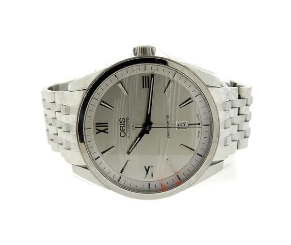 Oris Artix Date 7642-40 42mm Stainless steel White