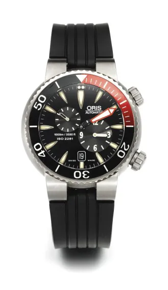 Oris Regulateur "Der Meistertaucher" 649-7541 41mm Titanium Black