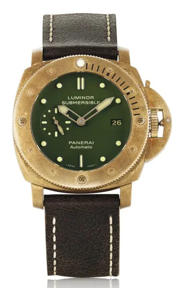 Panerai Luminor Submersible PAM 00382 47mm Titanium Green