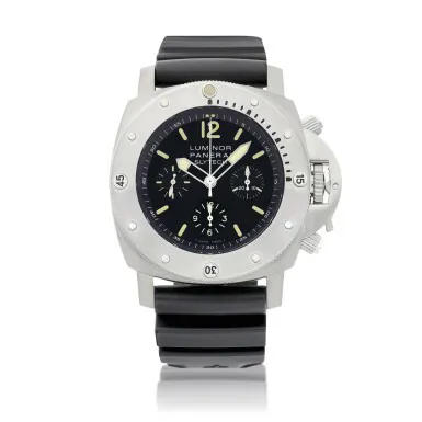 Panerai Luminor Submersible 1950 Chrono Slytech PAM 00202 47mm Titanium Black