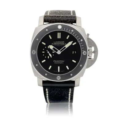 Panerai Submersible PAM 00389 47mm Titanium Black