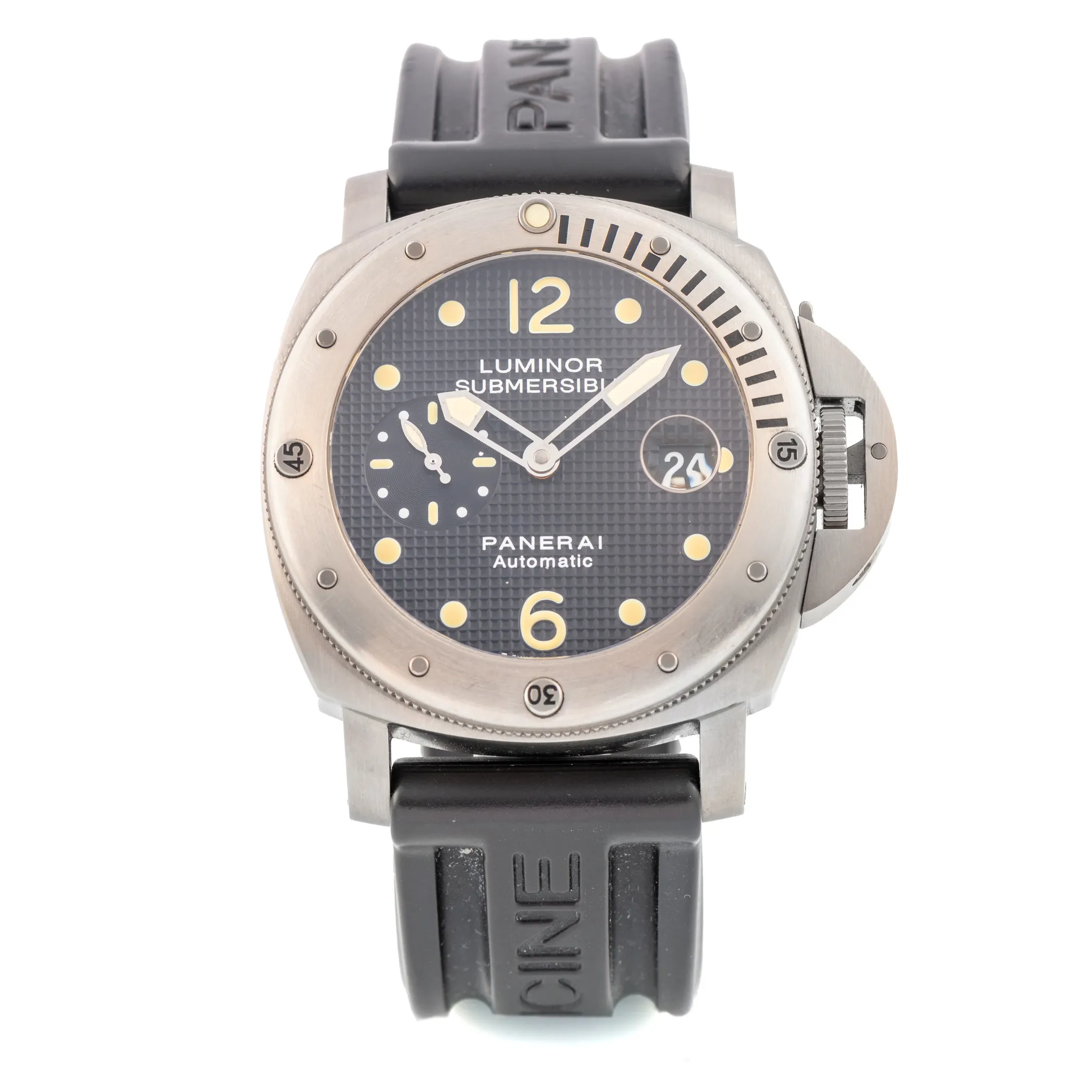 Panerai Submersible PAM 00024 44mm Stainless steel Black