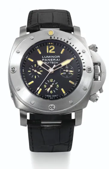 Panerai Luminor Submersible 1950 Chrono Slytech PAM 00202 47mm Titanium Black