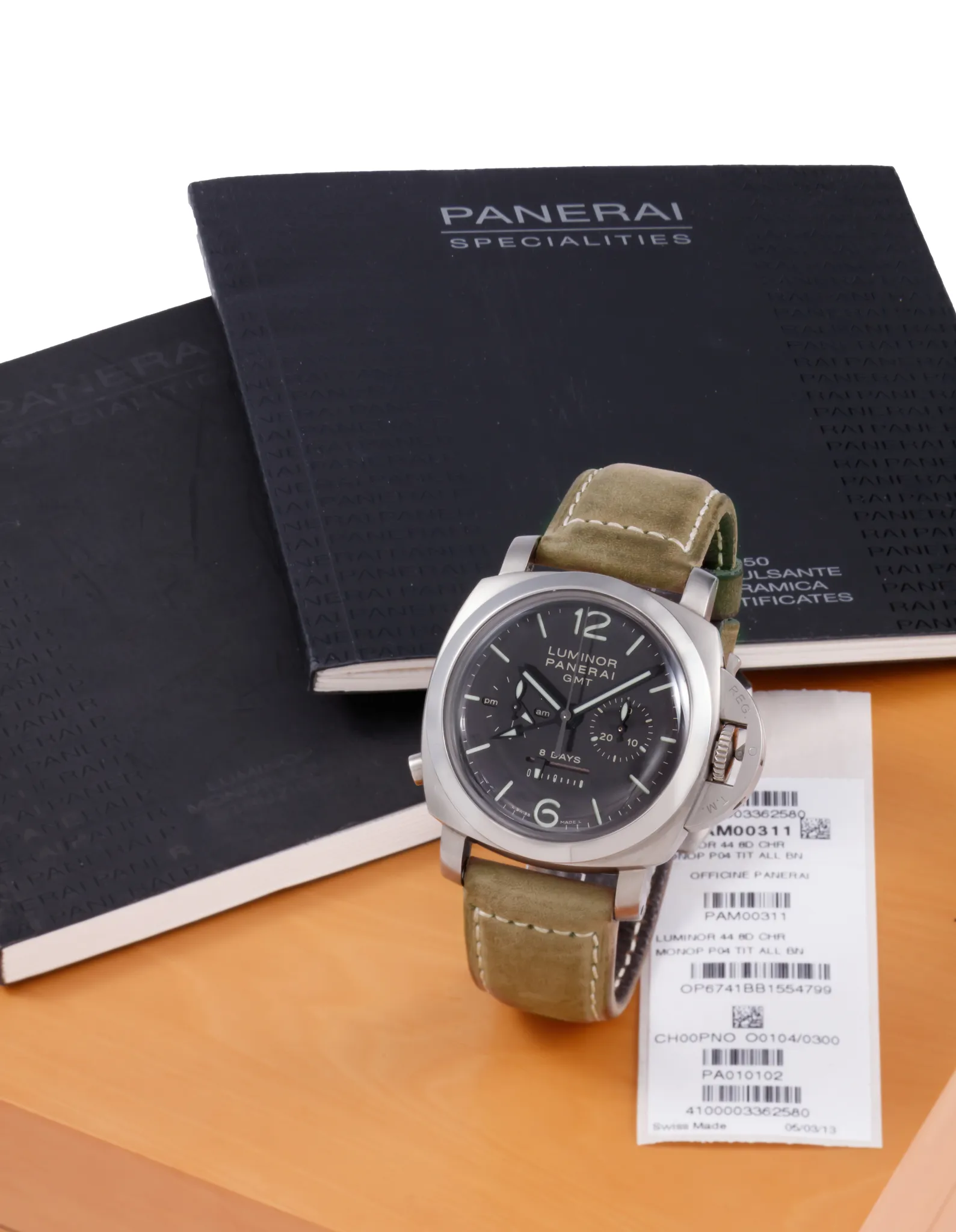 Panerai Luminor 1950 PAM 00311 44mm Titanium Brown