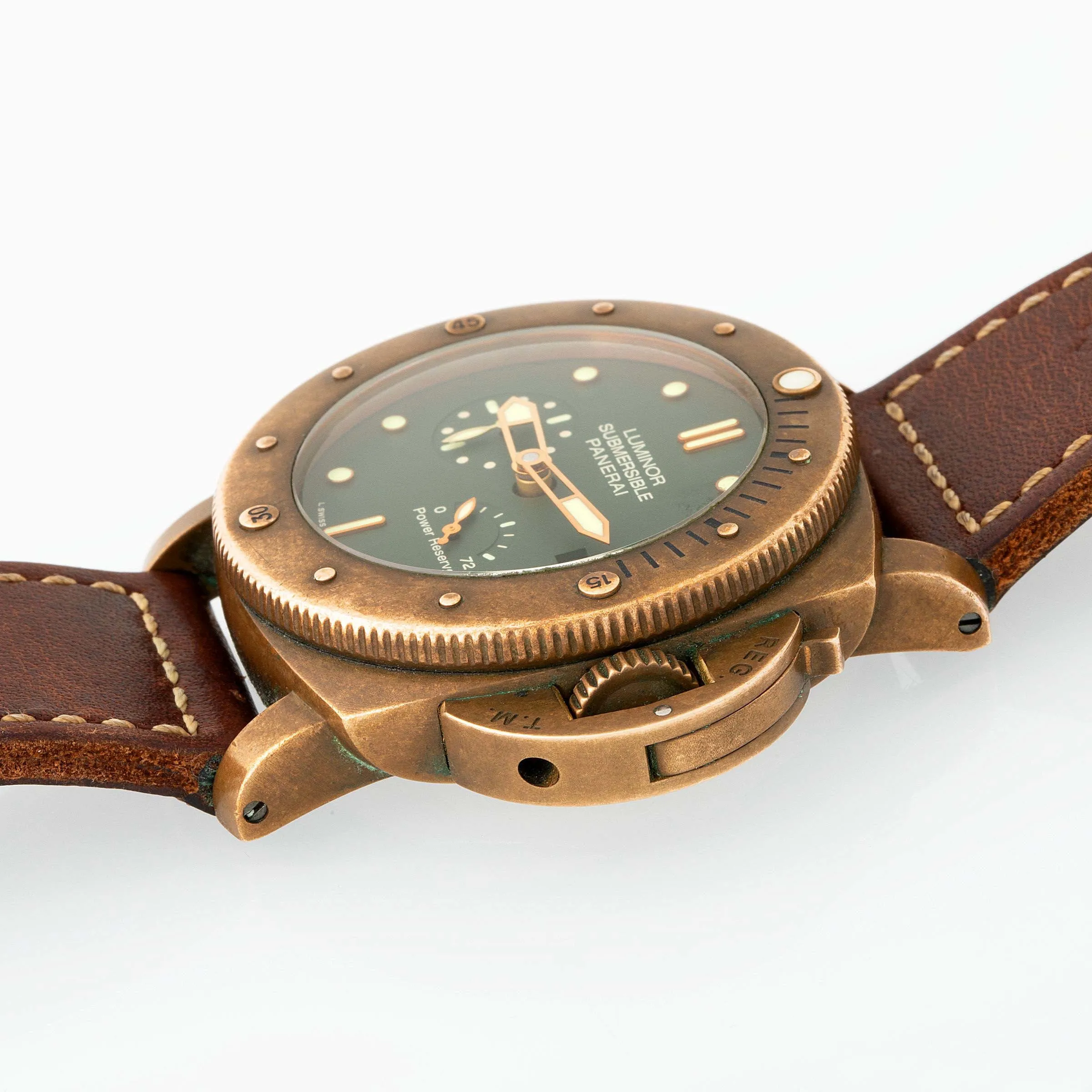 Panerai Submersible PAM 00507 47mm Bronze Green 2