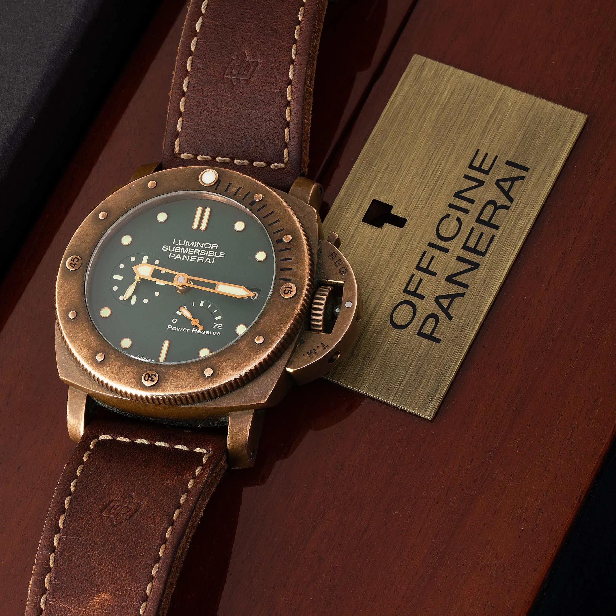 Panerai Submersible PAM 00507 47mm Bronze Green 6