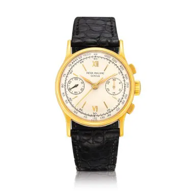 Patek Philippe Chronograph 130 33mm Yellow gold Silver