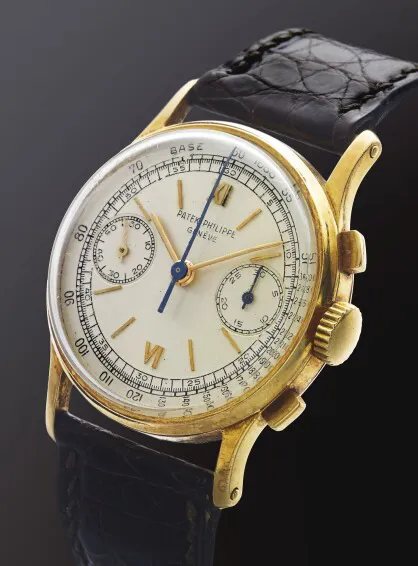 Patek Philippe Chronograph 130 33mm Yellow gold Silver