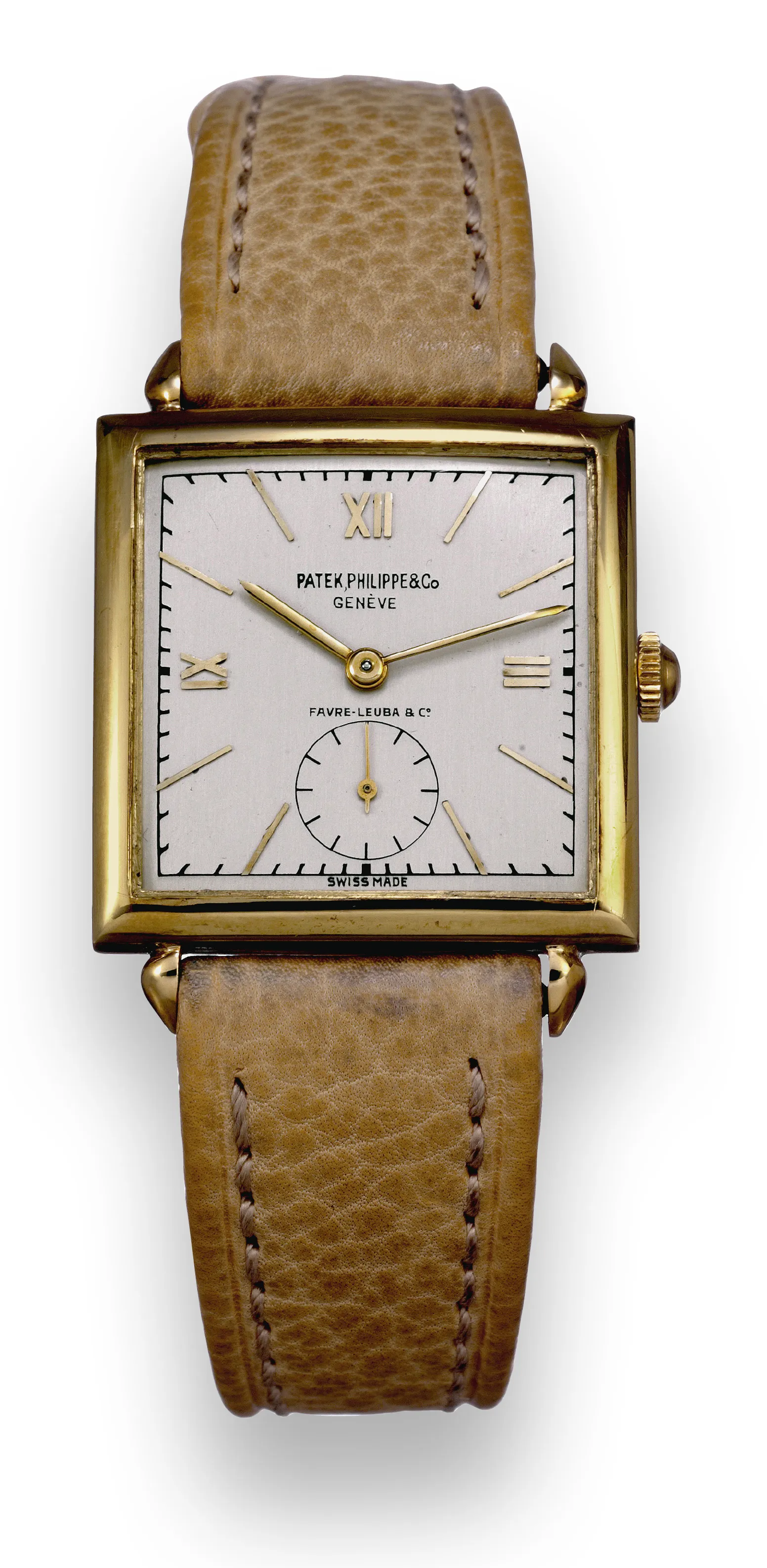 Patek Philippe 1432 25mm Yellow gold Silver