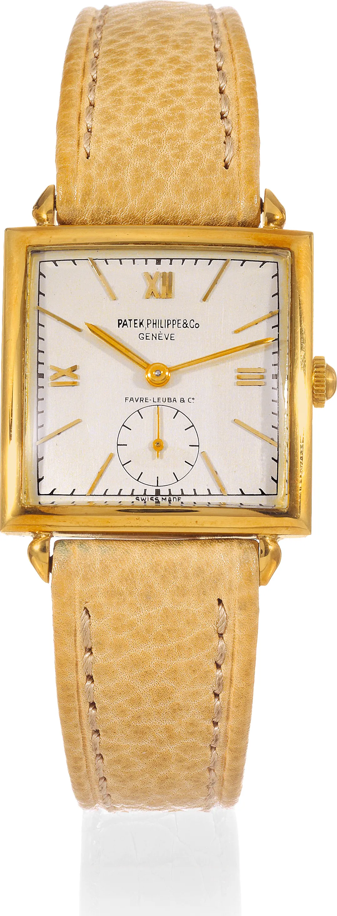 Patek Philippe 1432 25mm Yellow gold Silver