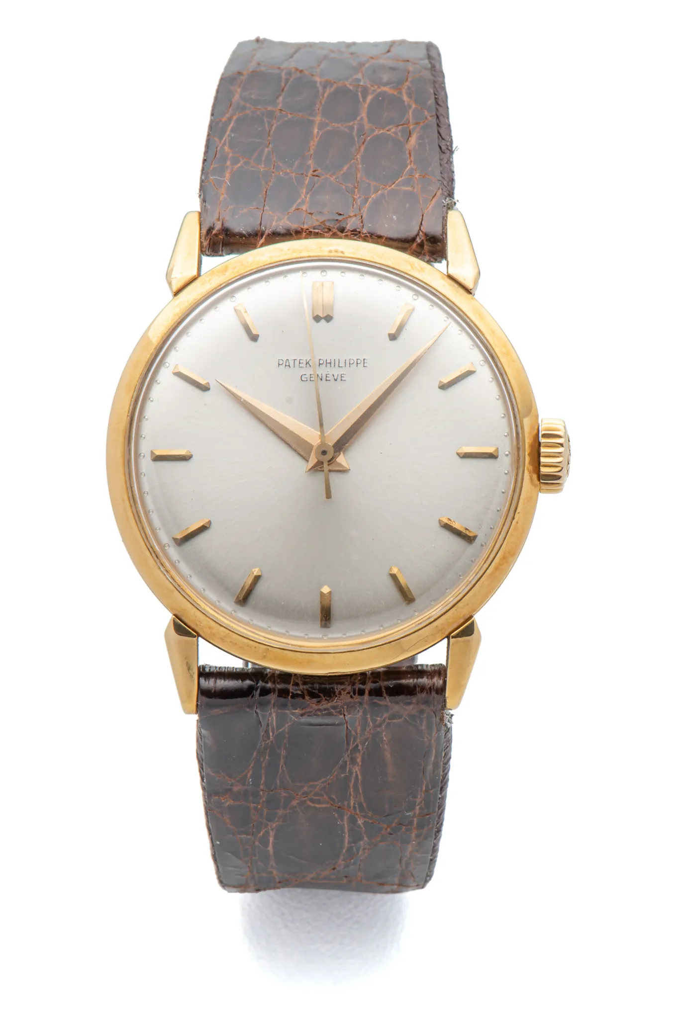 Patek Philippe 1578 35mm Yellow gold Silver