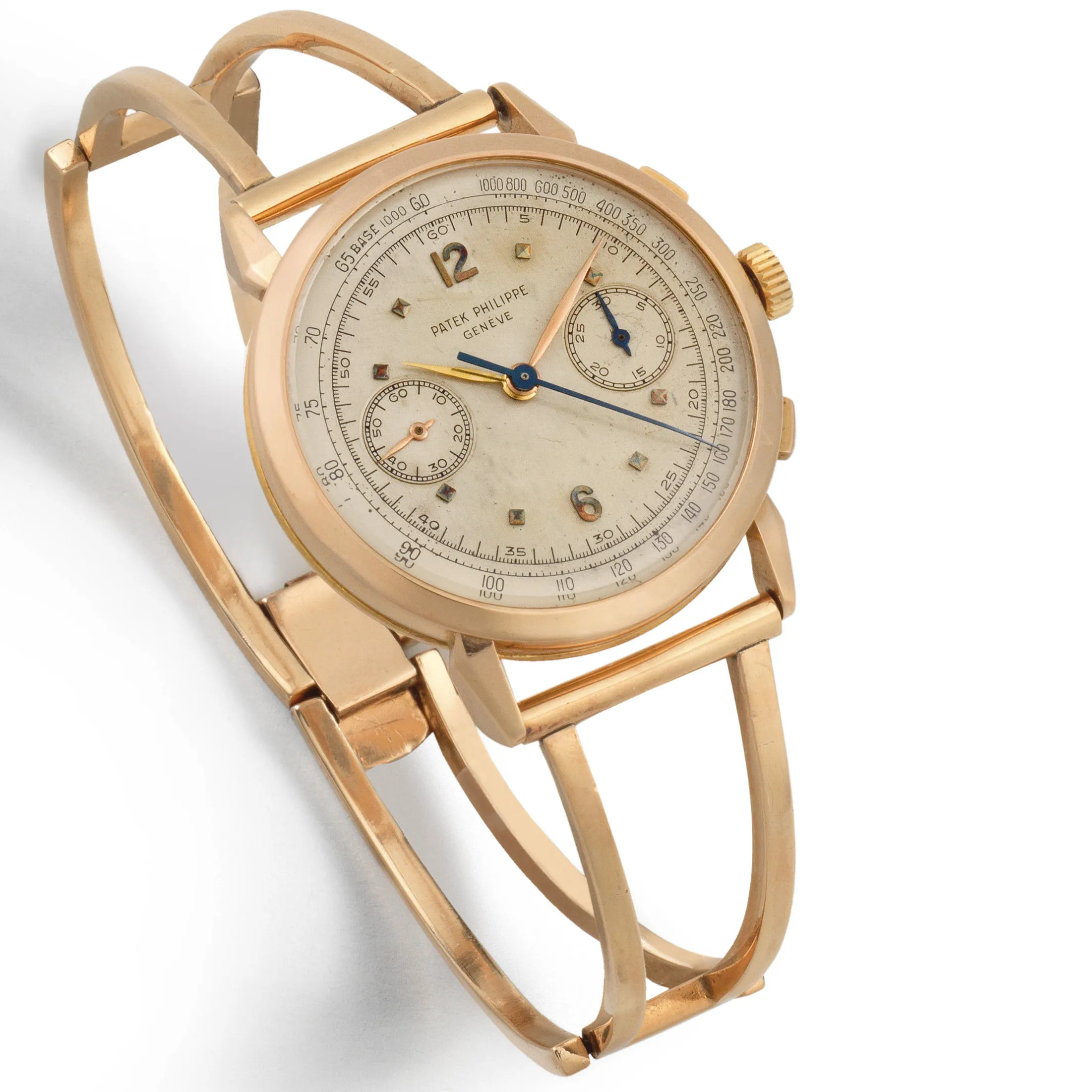 Patek Philippe 1579 36mm Rose gold Silver