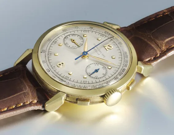 Patek Philippe 1579 36mm Yellow gold Silver