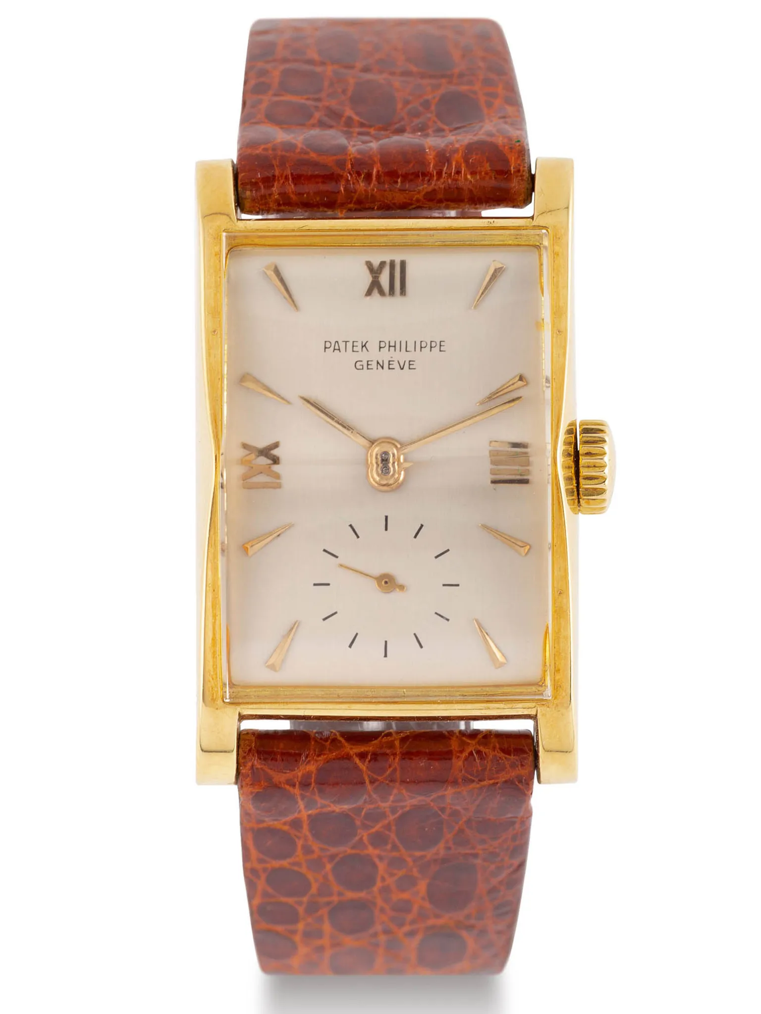 Patek Philippe 1588 22mm Yellow gold Salmon