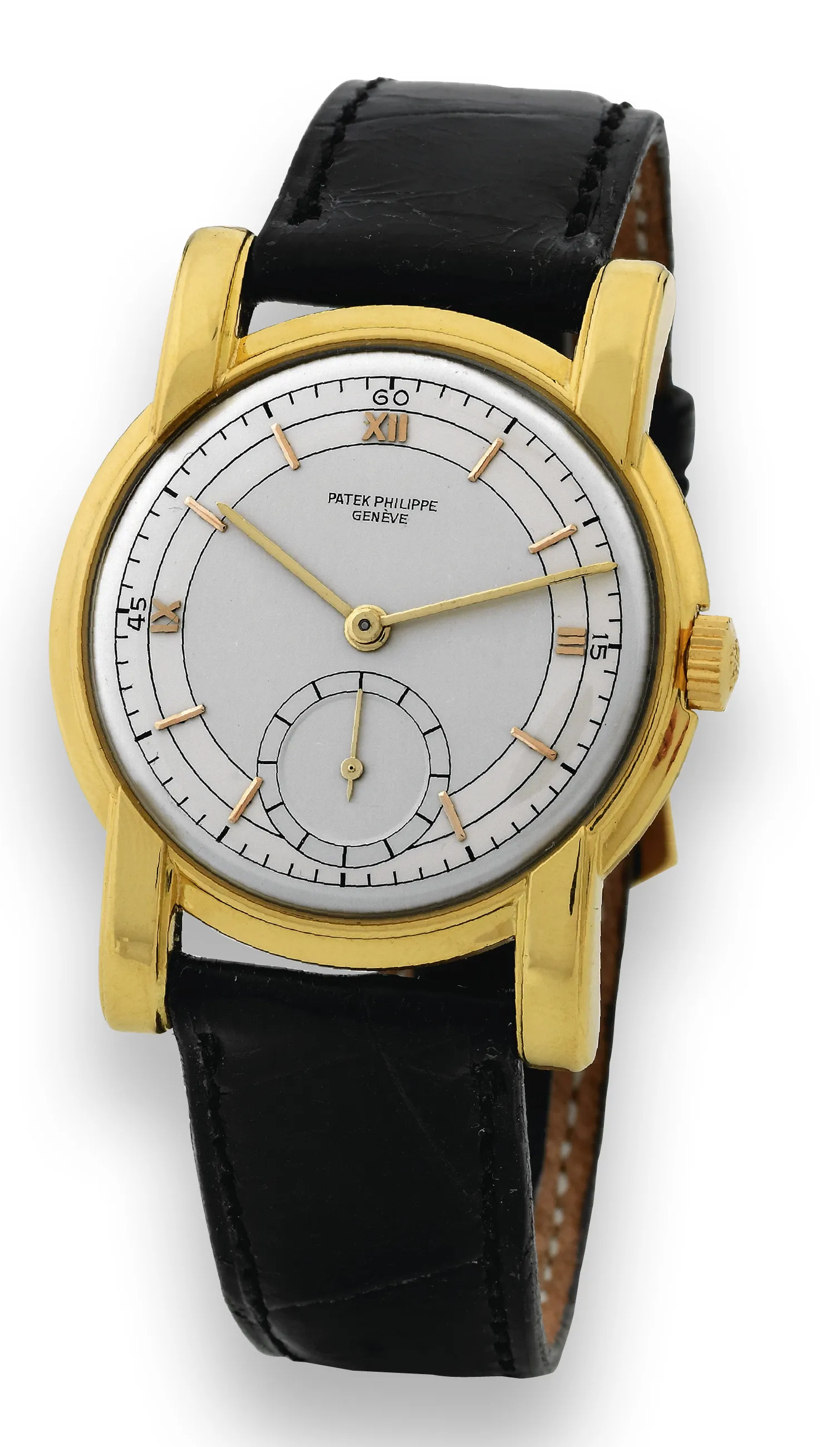 Patek Philippe 2428 35mm Yellow gold Silver