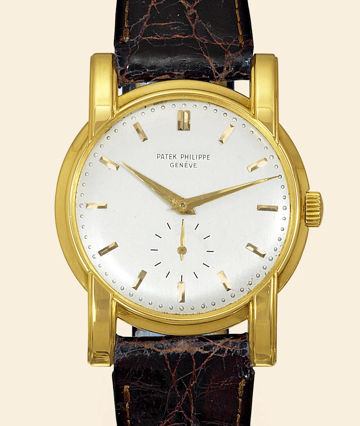 Patek Philippe 2428 35mm Yellow gold Silver