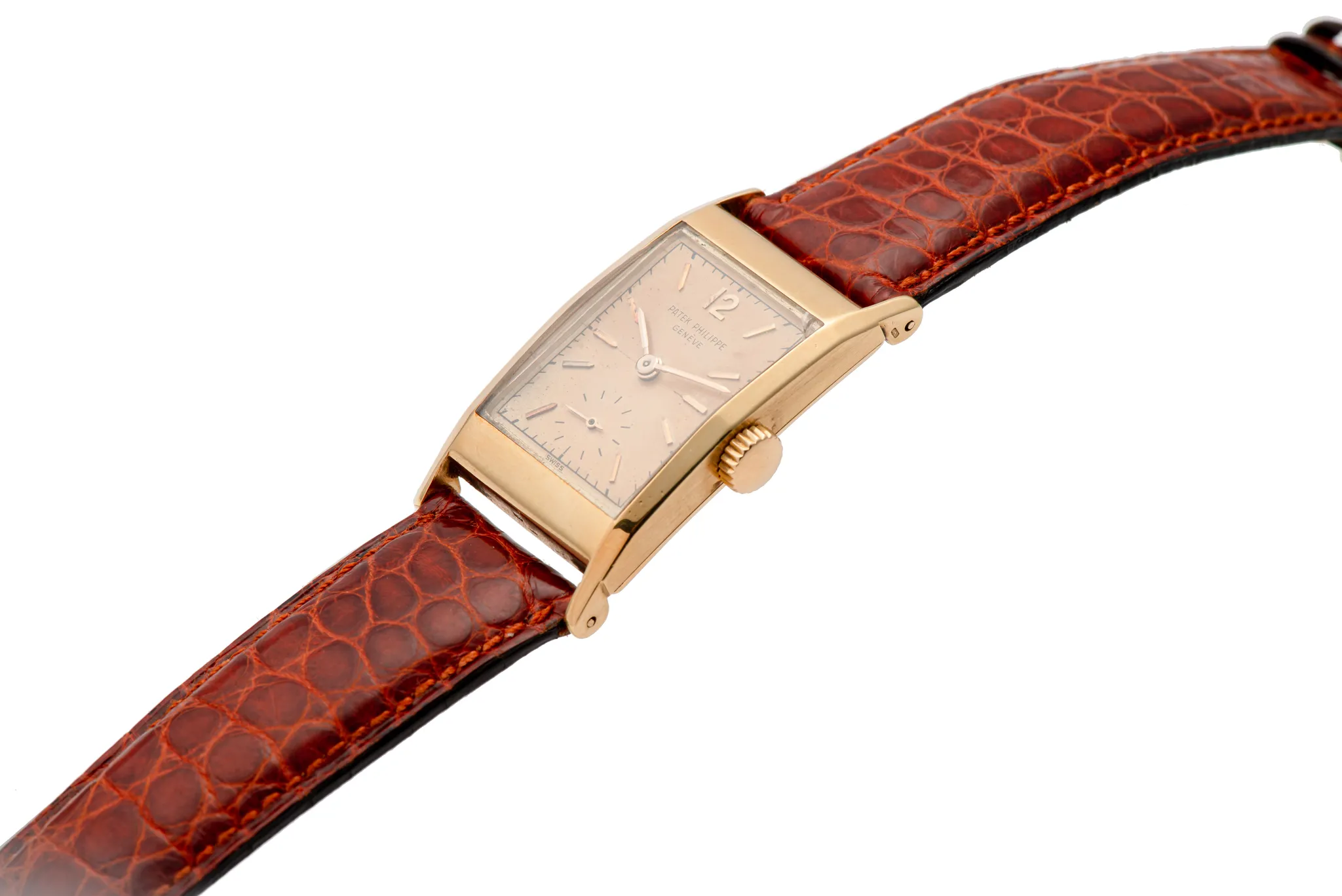 Patek Philippe 2461 22.5mm Yellow gold Salmon