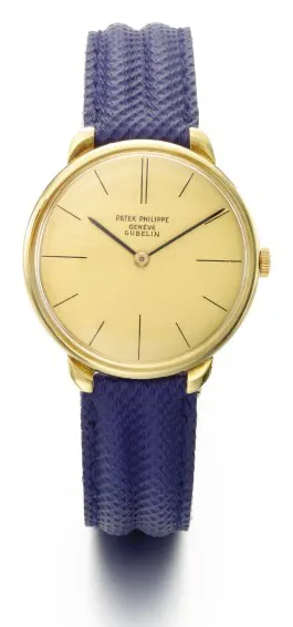 Patek Philippe Calatrava 2592/1 33mm Yellow gold Champagne