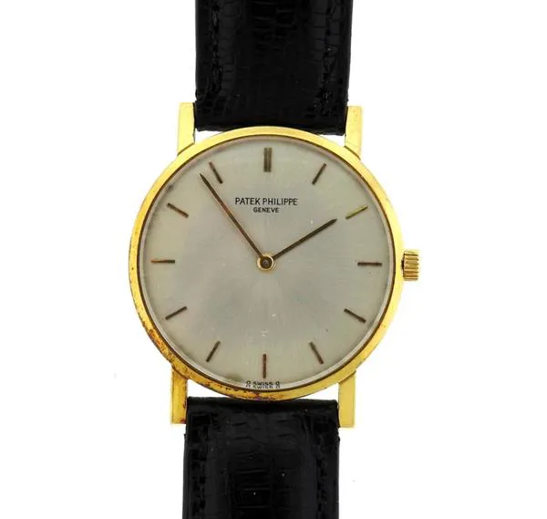 Patek Philippe 3470 29mm Yellow gold Silvered 2