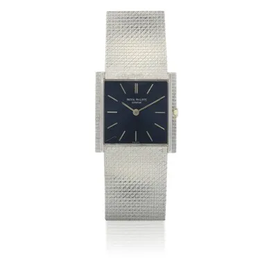 Patek Philippe 3494 26mm White gold Blue