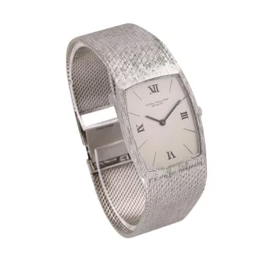 Patek Philippe 3528 25mm White gold Silver 3