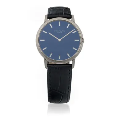 Patek Philippe 3588 35mm White gold Blue