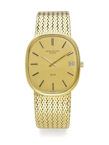 Patek Philippe Golden Ellipse 3605/1 38mm Yellow gold Gilt dial