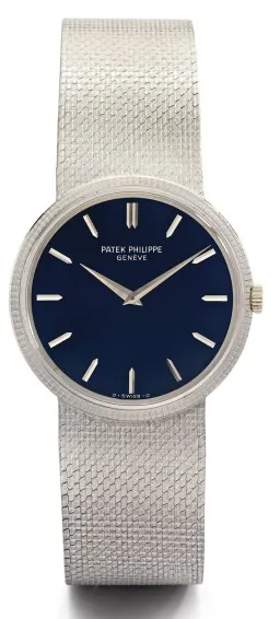 Patek Philippe 3606/3G 33mm White gold Blue