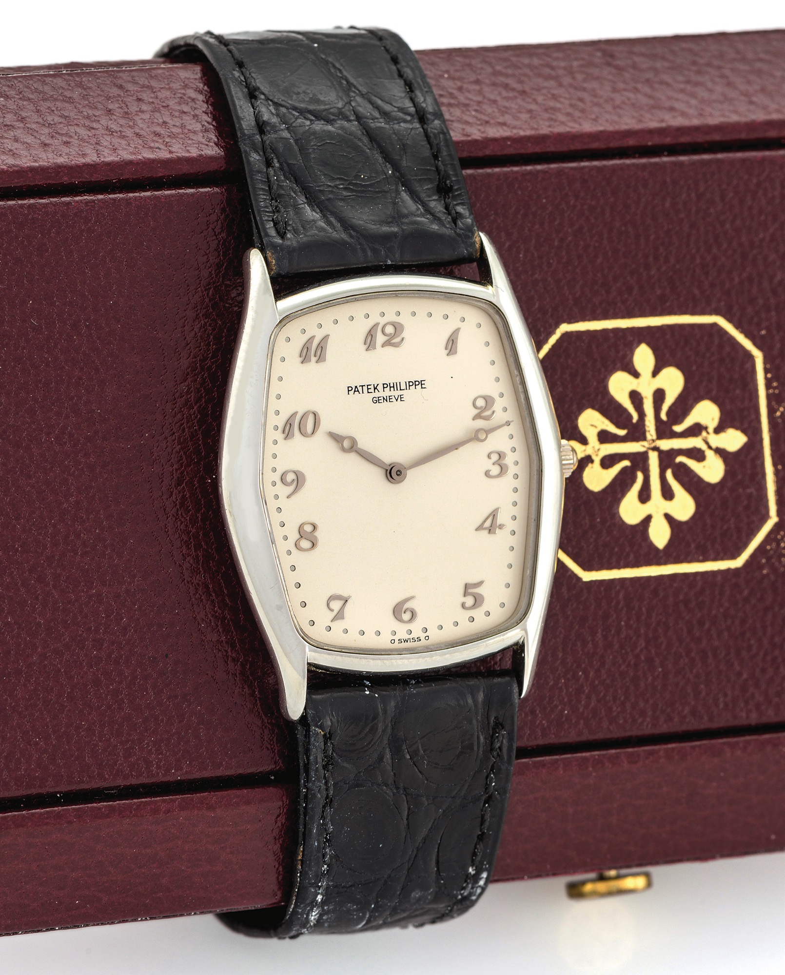 Patek Philippe 3842 Platinum Silver 1990 Switzerland