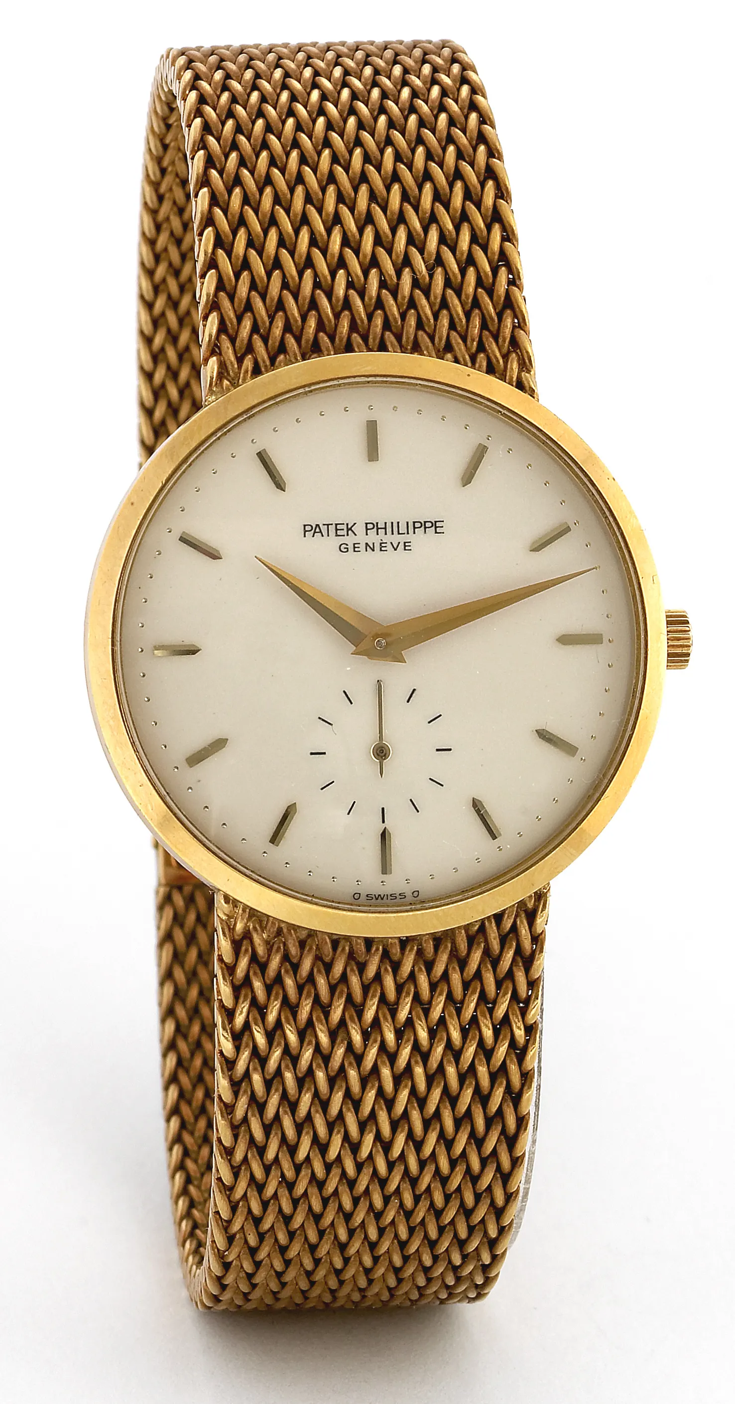 Patek Philippe 3893/1 33mm Yellow gold Ivory