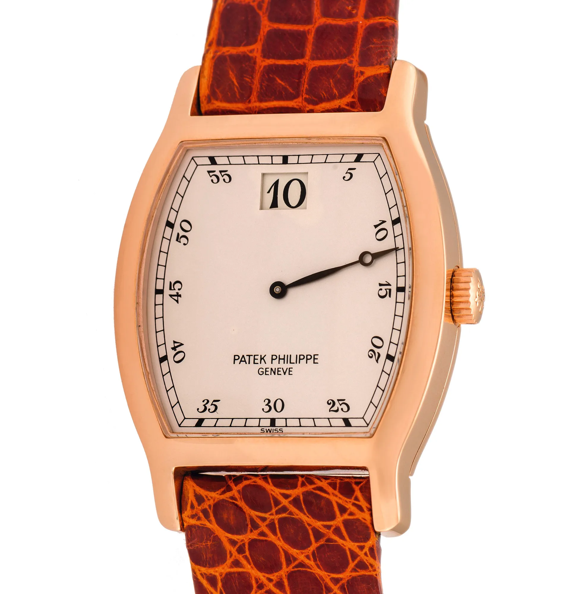 Patek Philippe JUMP HOUR 3969 38mm Rose gold Silver