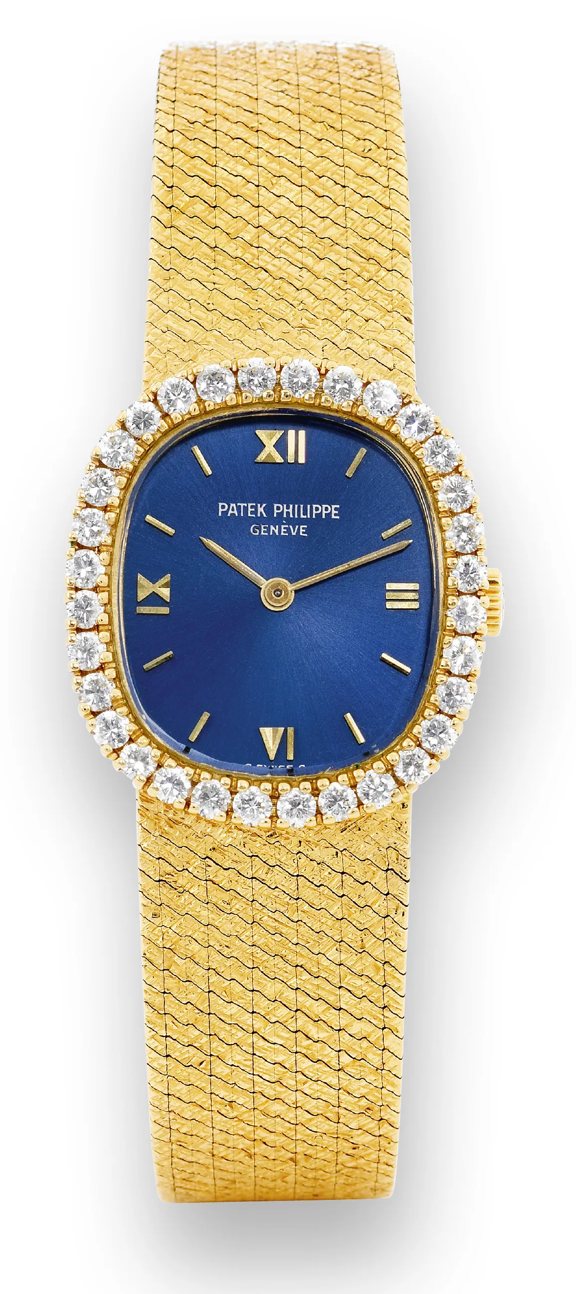 Patek Philippe 4134/1 21mm Yellow gold Blue