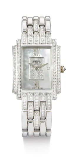 Patek Philippe 4825/120 22mm White gold Mother-of-pearl