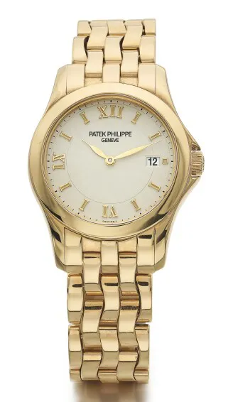 Patek Philippe 4906/1 28mm Yellow gold Cream