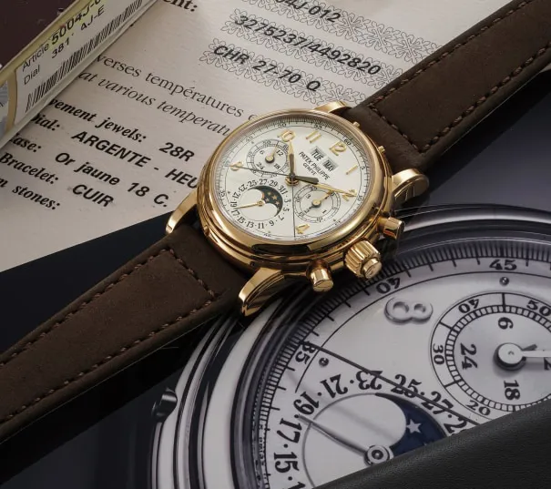 Patek Philippe Perpetual Calendar Split-Seconds Chronograph 5004J 36mm Yellow gold White 1